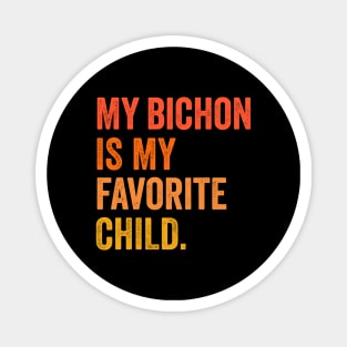 bichon frise mom Magnet